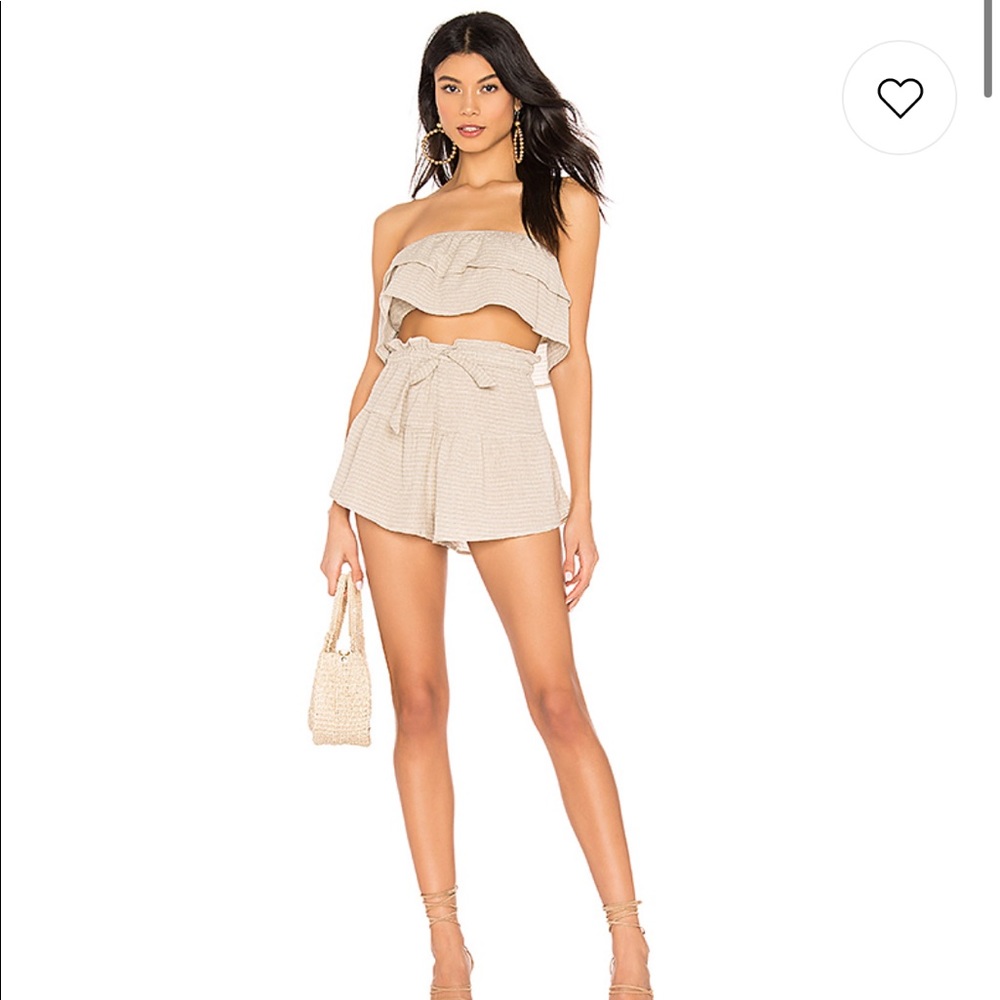 NEW Superdown two piece set (mauve and white)
